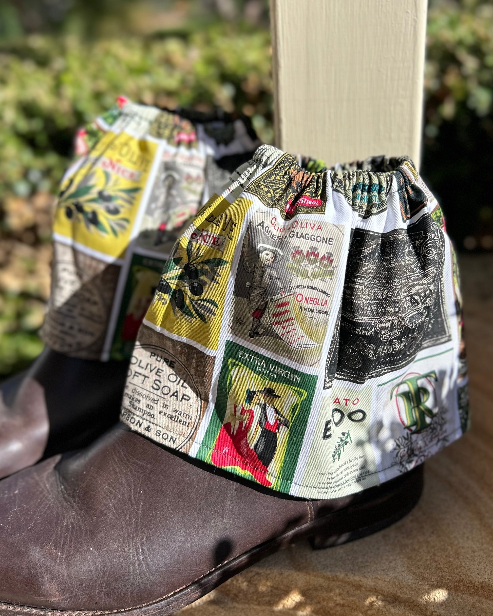 Sock Covers - Retro Olive