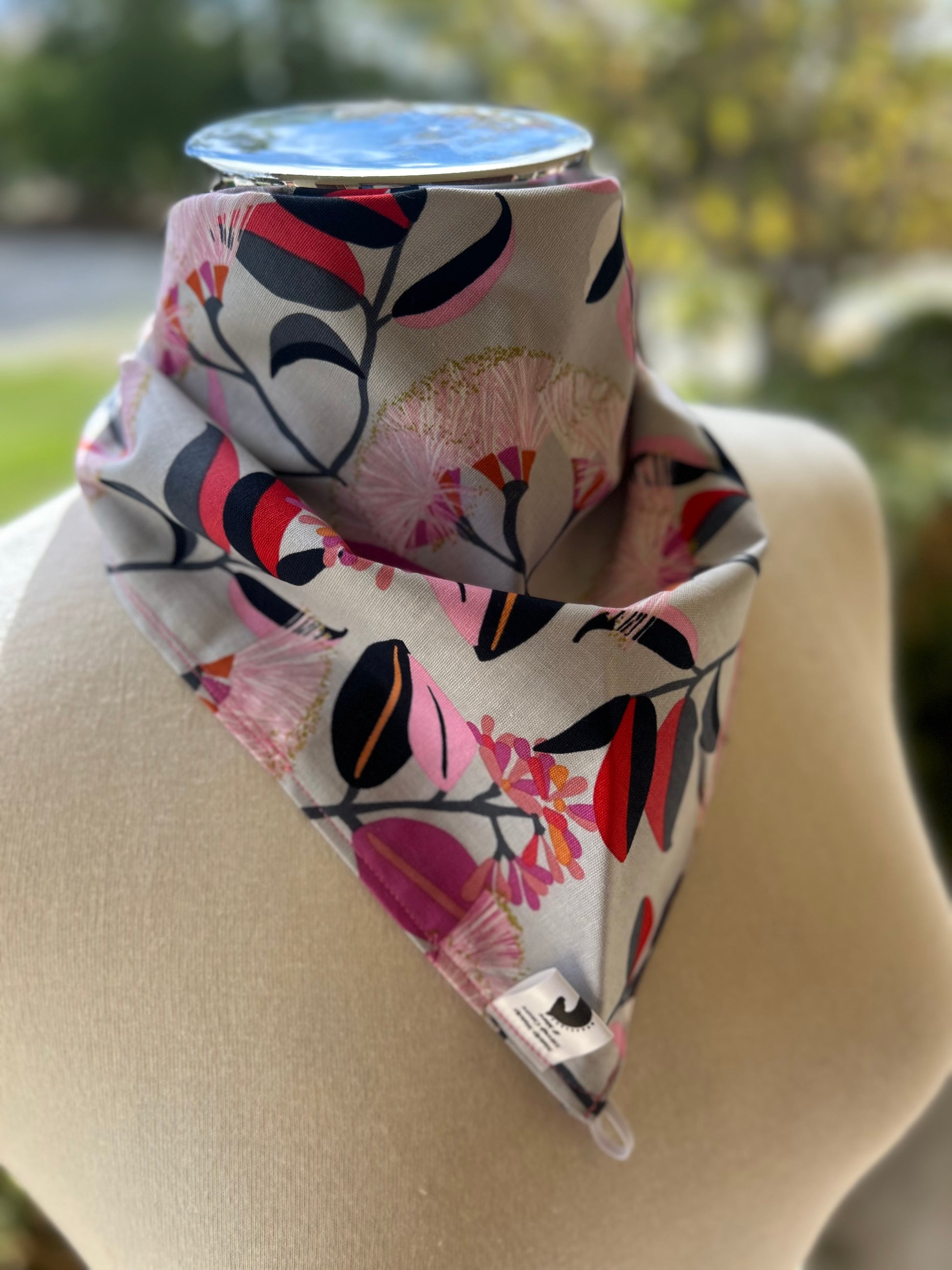 Cotton Neck Scarf - Pink Natives