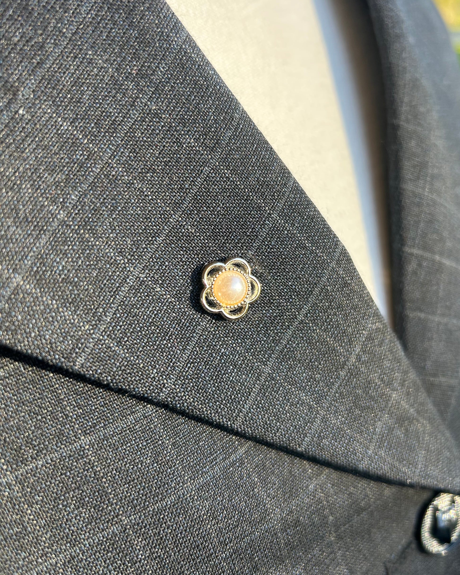 Gold Pearl Pins