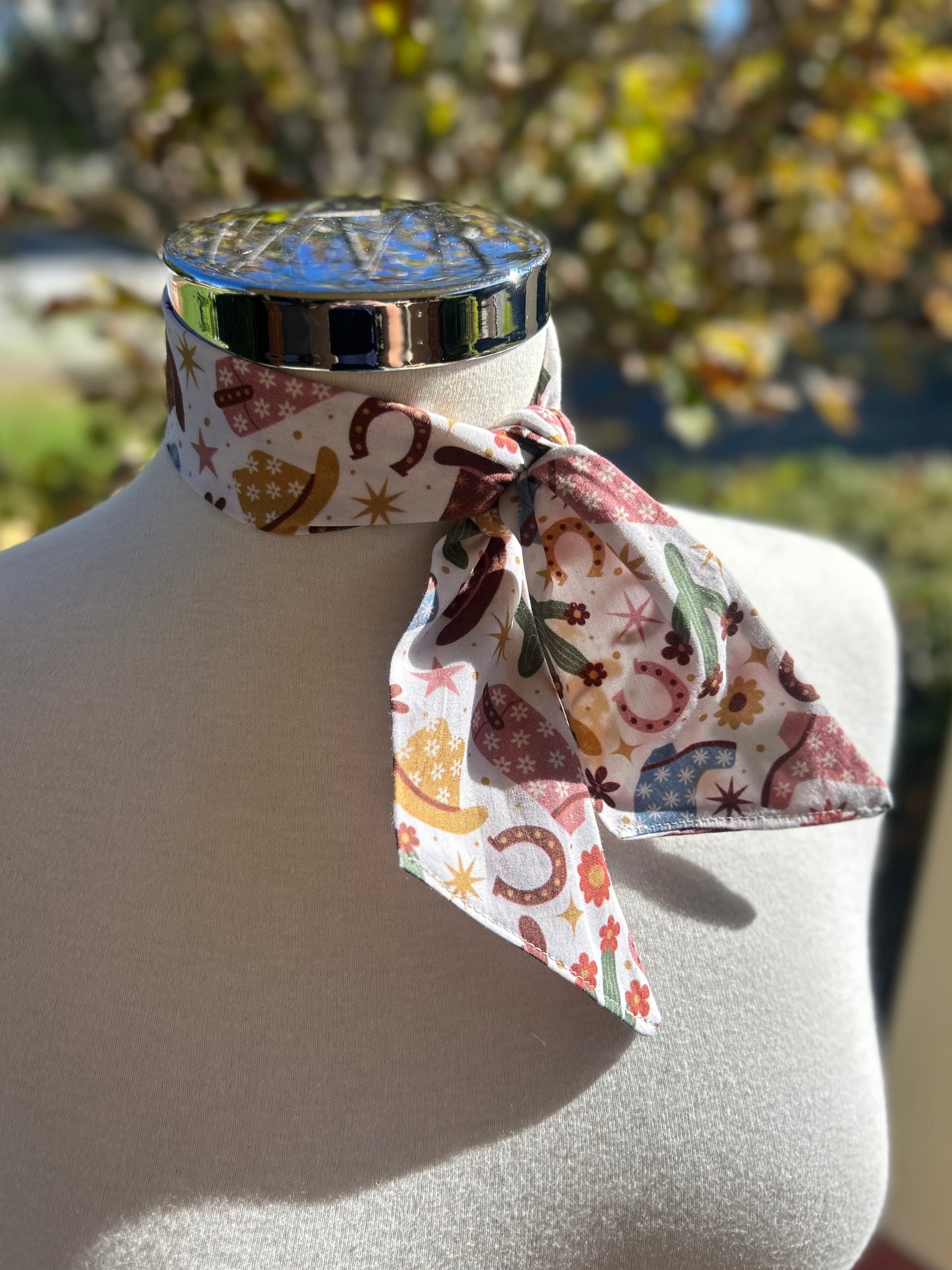 Cotton Neck Tie - Western