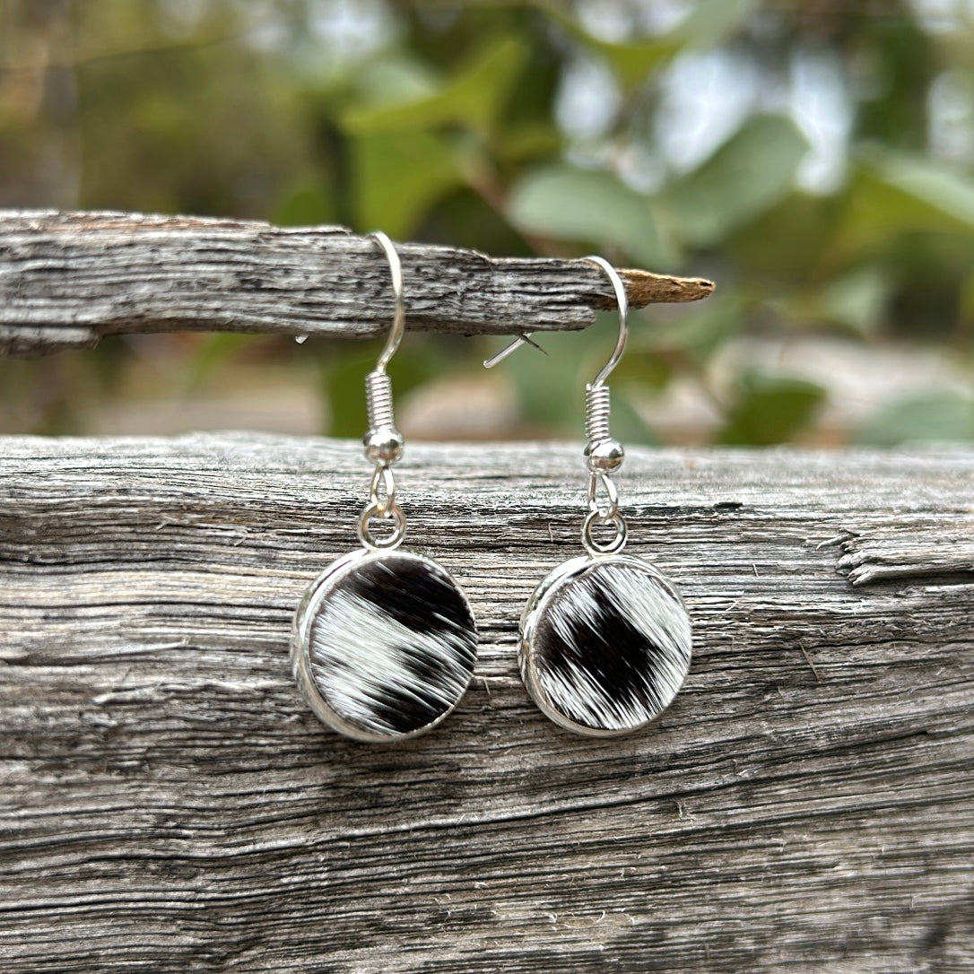 Cowhide Earrings
