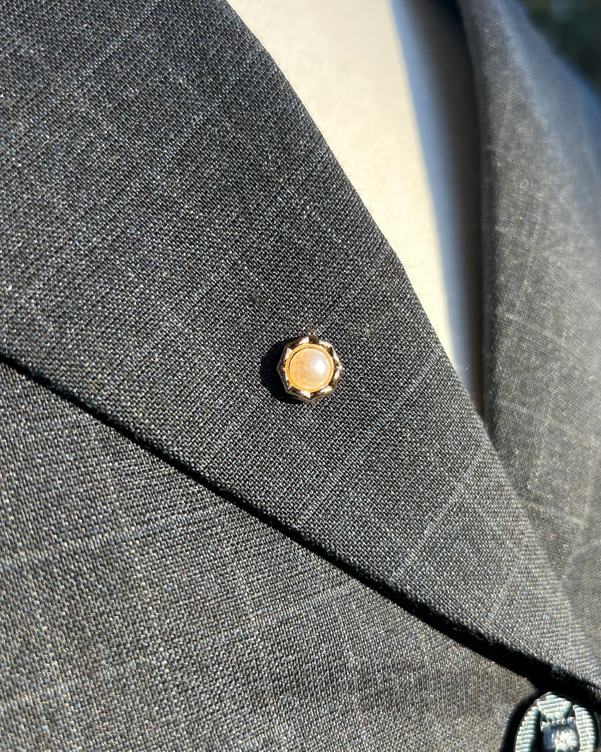 Gold Pearl Pins