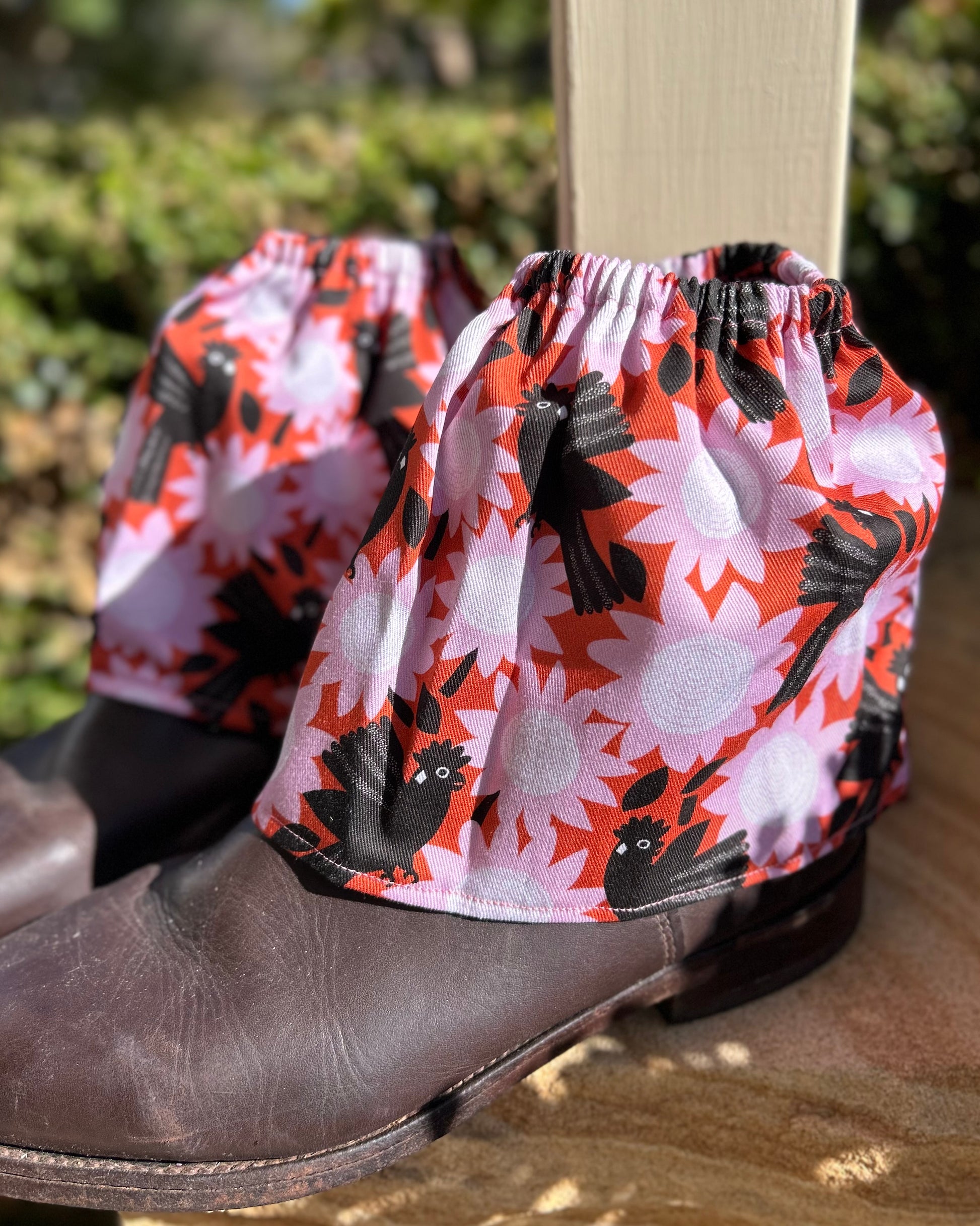 Sock Covers - Black Cockatoos