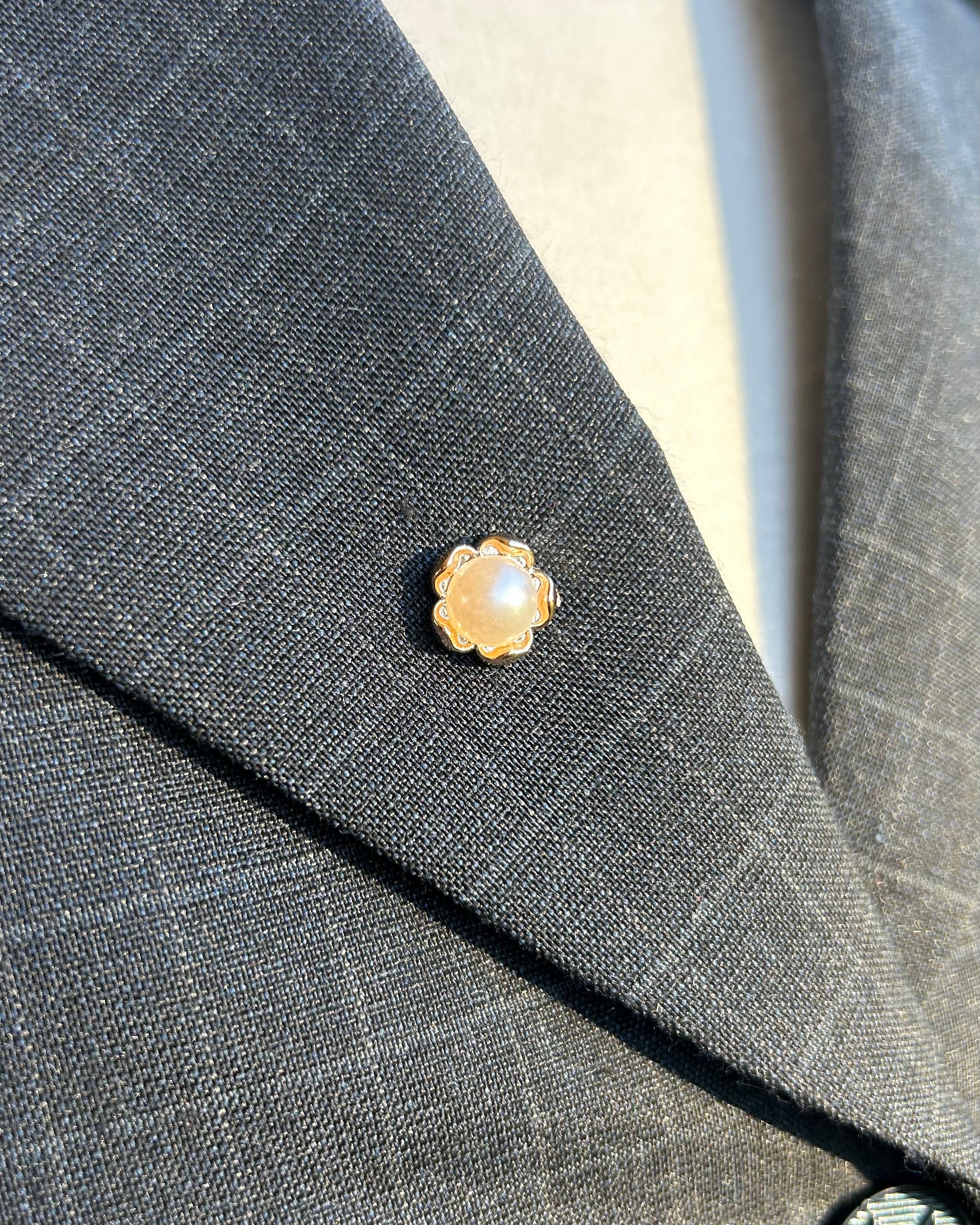 Gold Pearl Pins