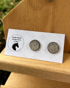 Cowhide Studs - (Bronze) Roan