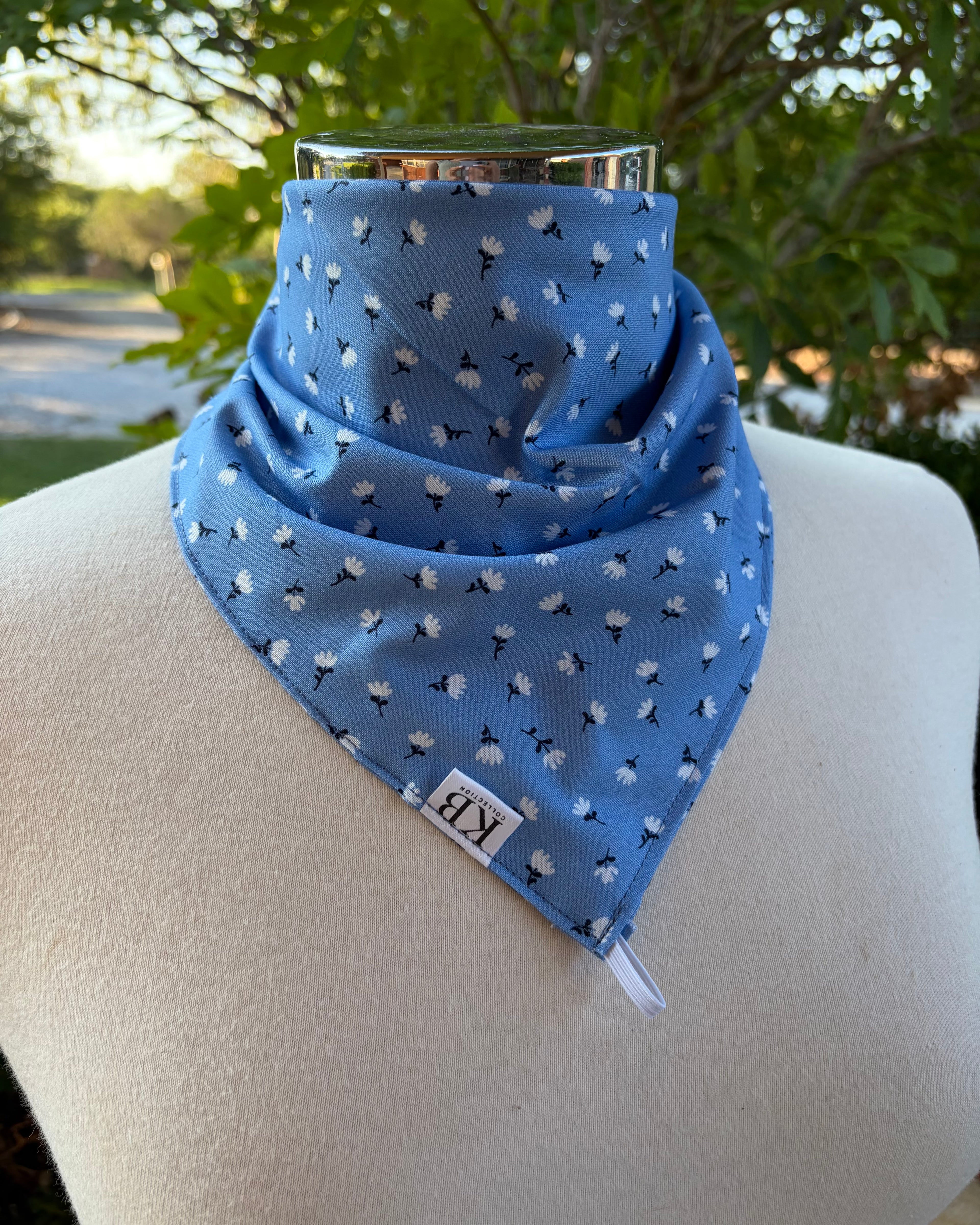 Cotton Neck Scarf - Blue Dandy