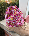 Sock Covers - Maroon Floral