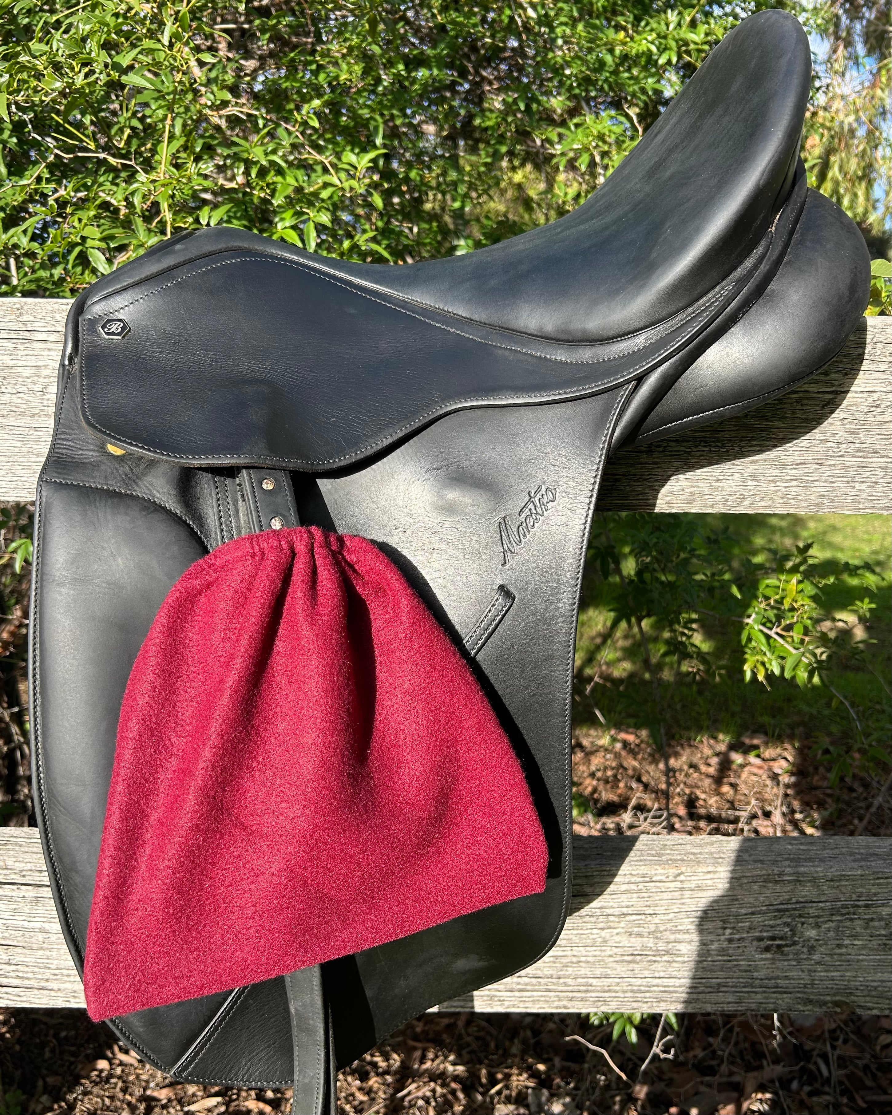 Fleece Stirrup Covers - Maroon
