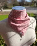 Cotton Neck Scarf - Blush Spots