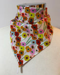 Cotton Neck Scarf - Poppies