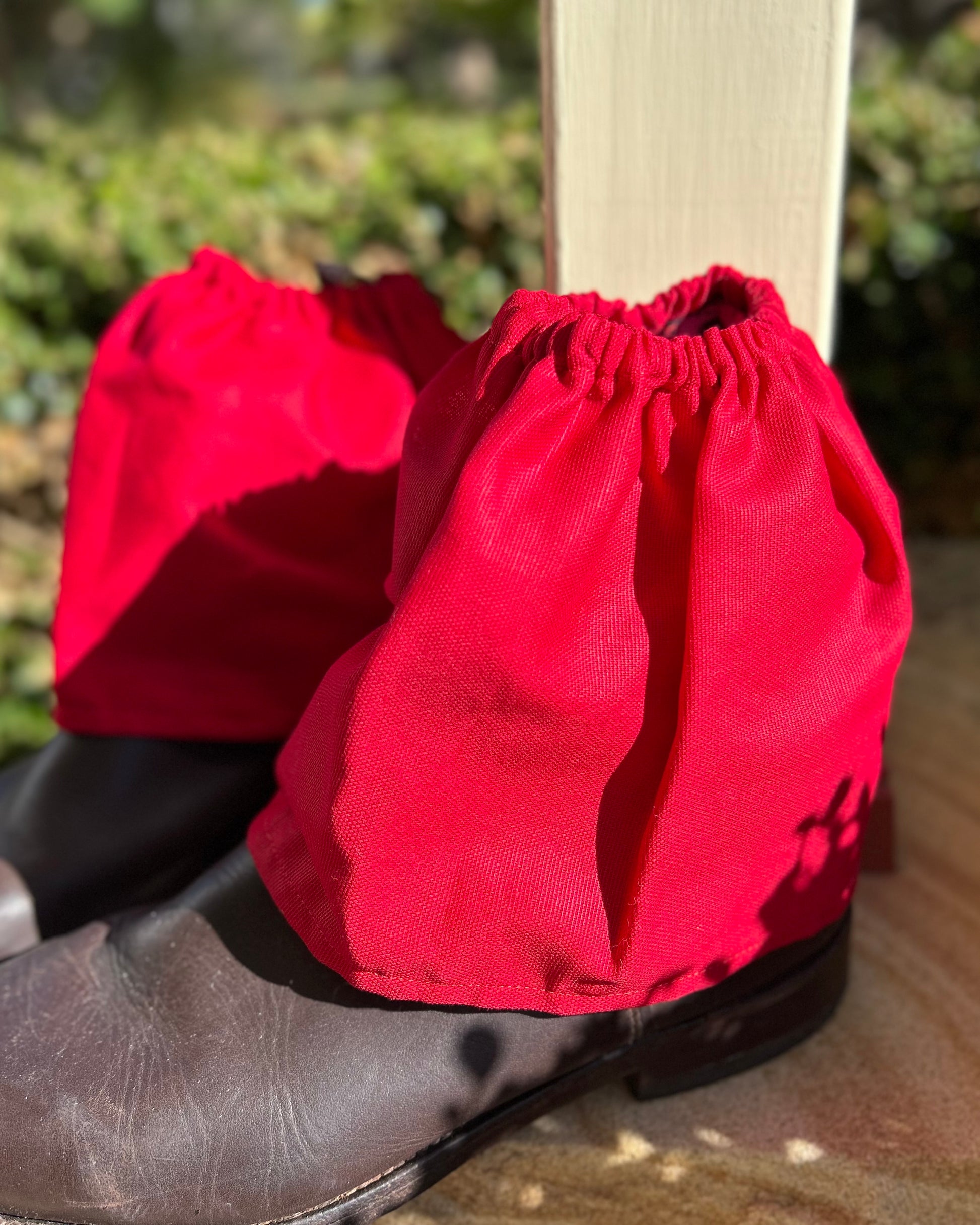 Sock Covers - Red