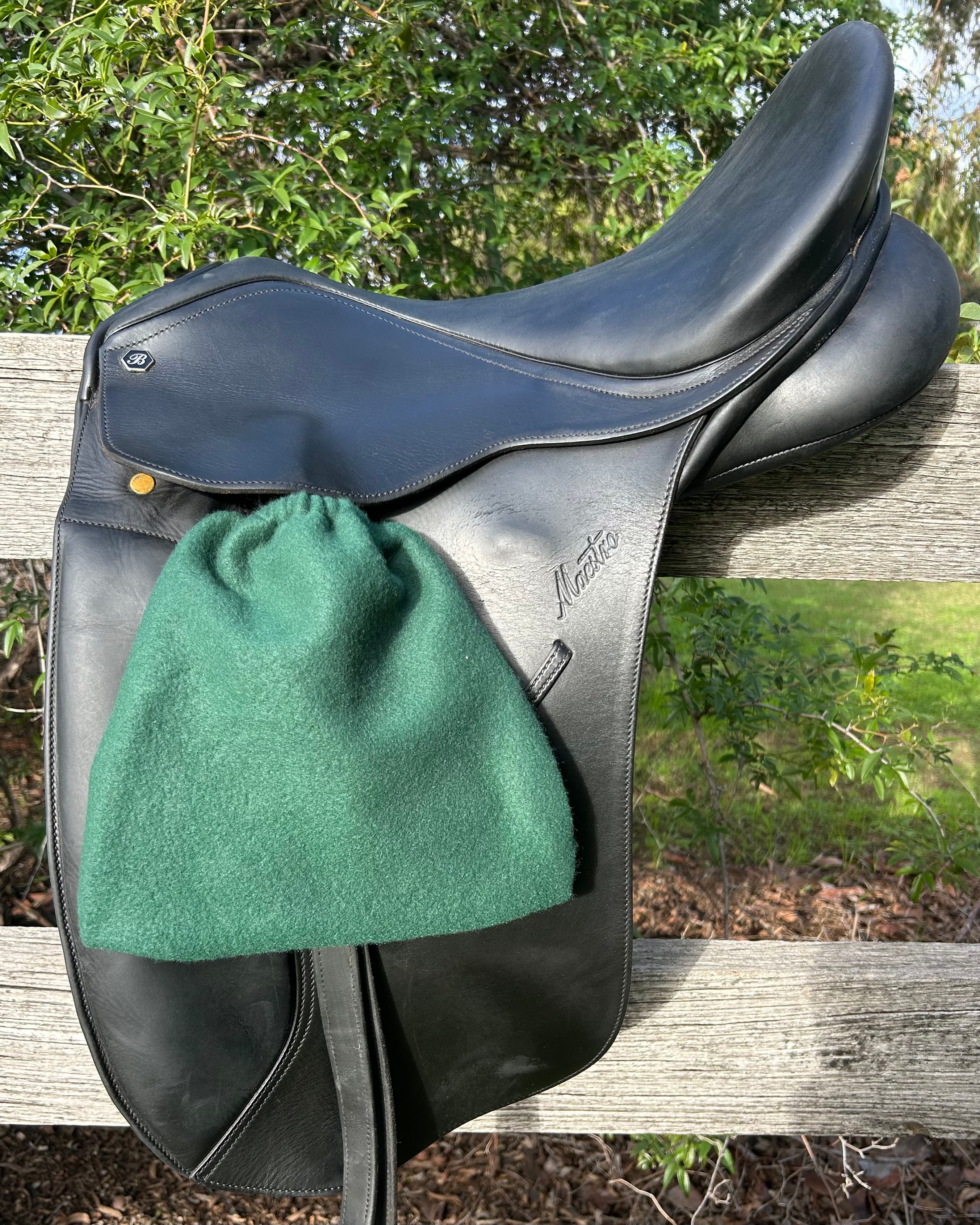 Fleece Stirrup Covers - Green