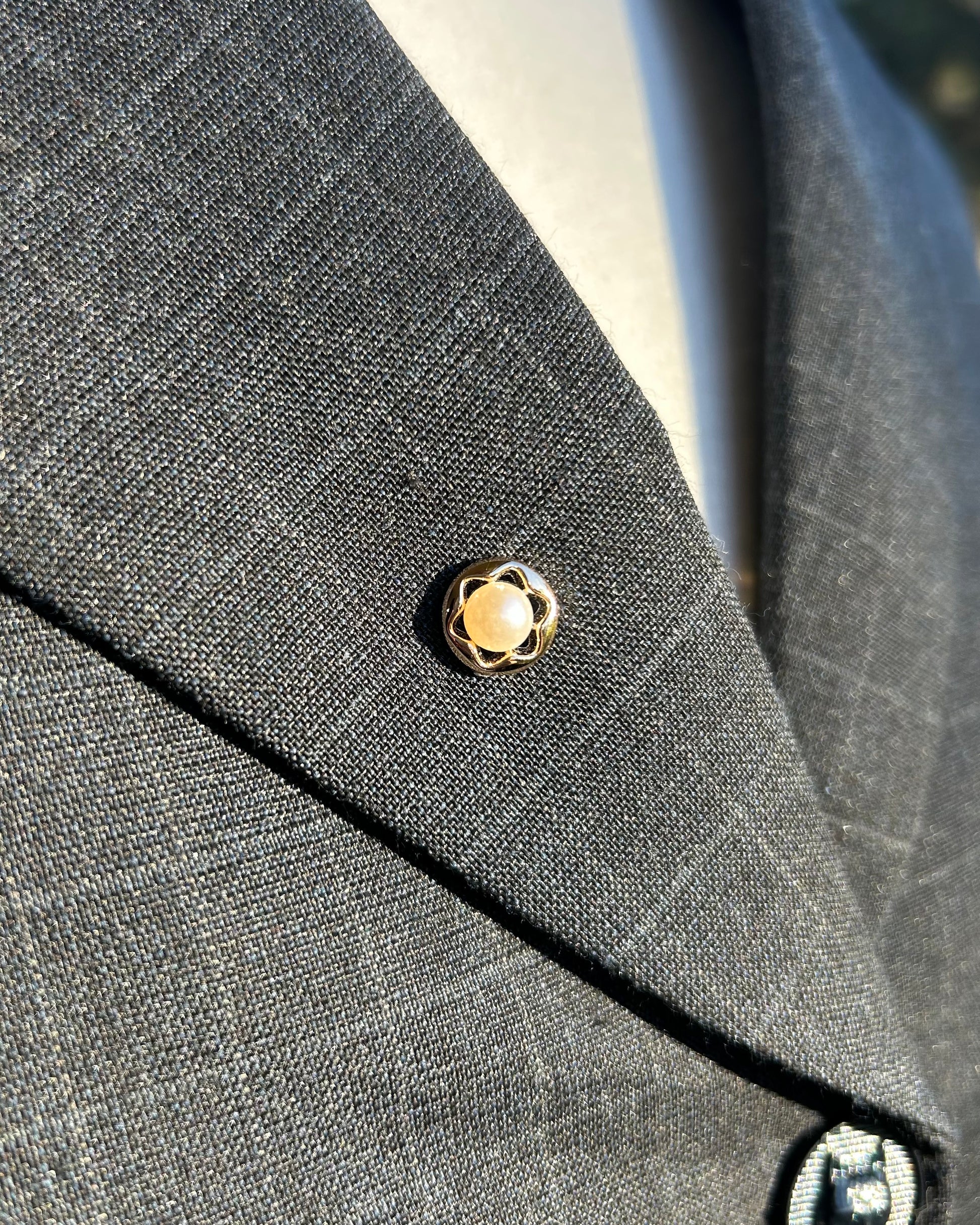 Gold Pearl Pins