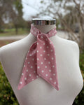 Cotton Neck Tie - Blush Spots