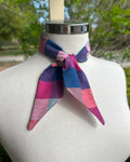 Cotton Neck Tie - Pink & Blue Gingham