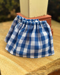 Sock Covers (Kids) - Blue Gingham