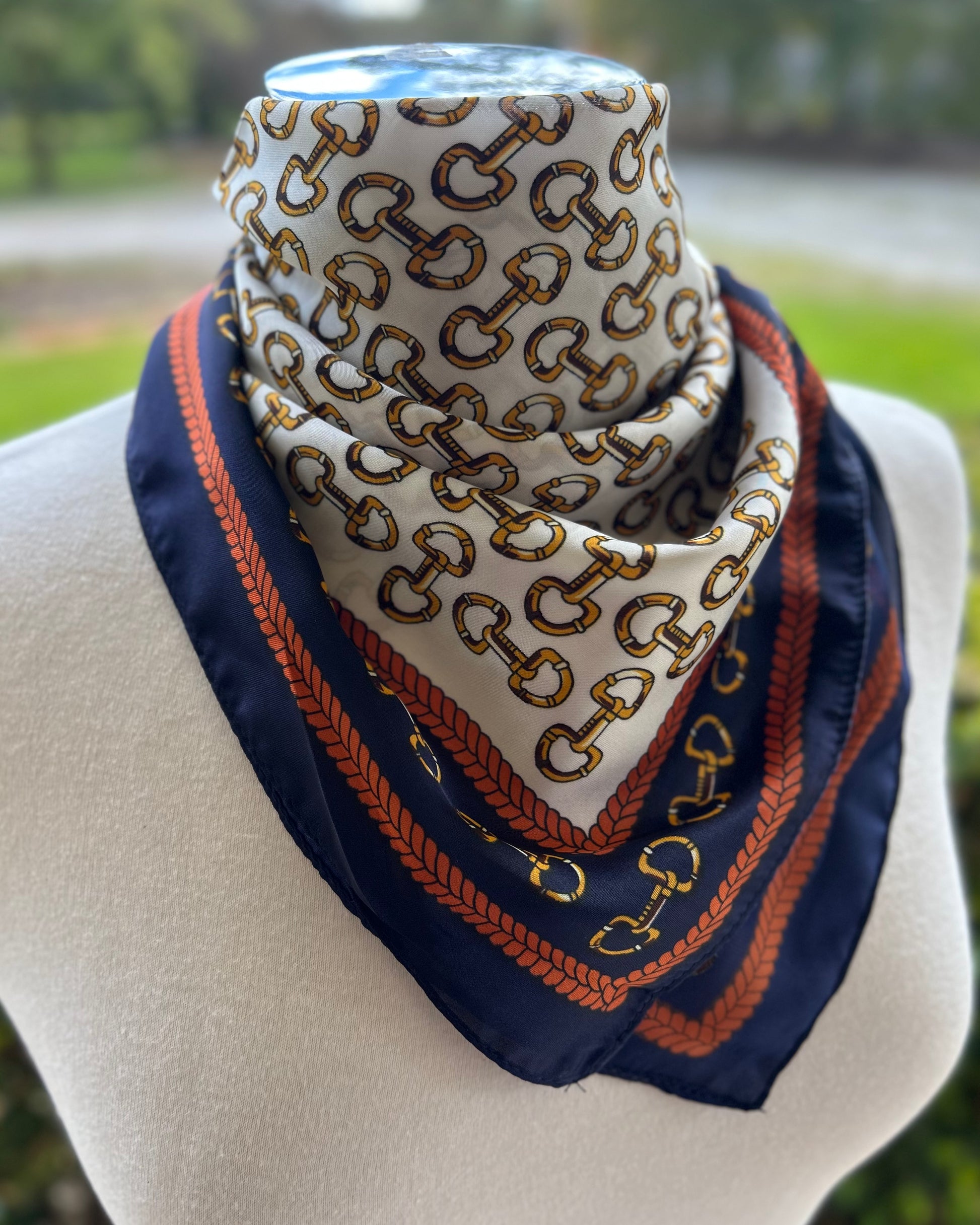Satin Neck Scarf - Bits
