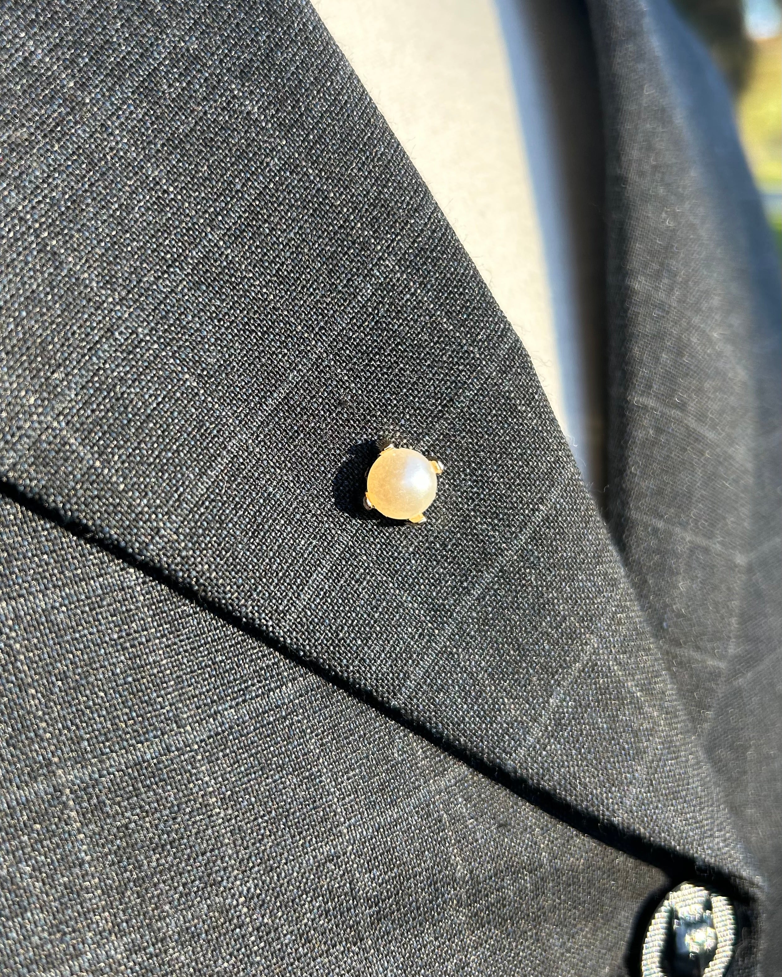 Gold Pearl Pins
