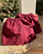 Sock Covers - Maroon