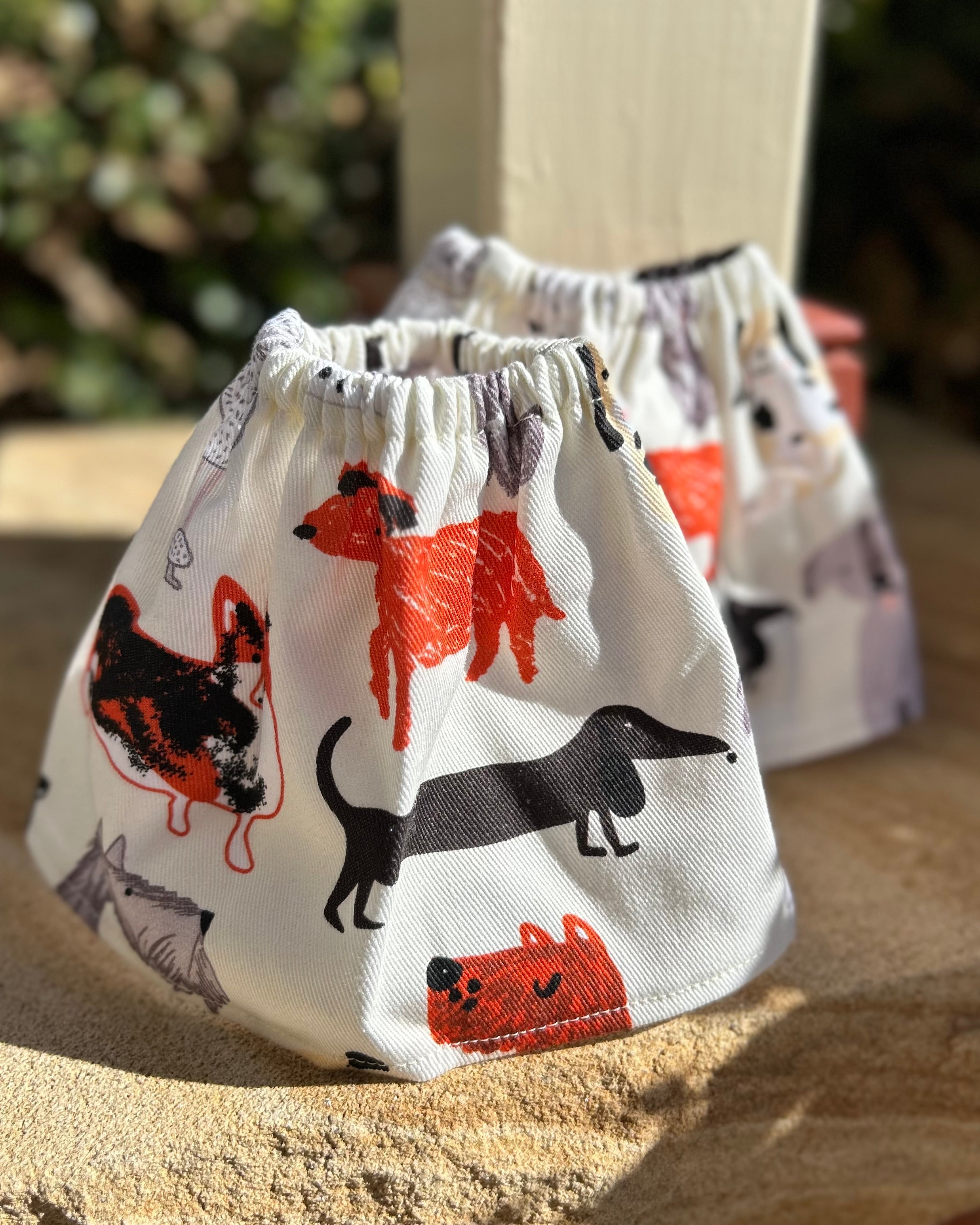 Sock Covers - Dogs (Cream)