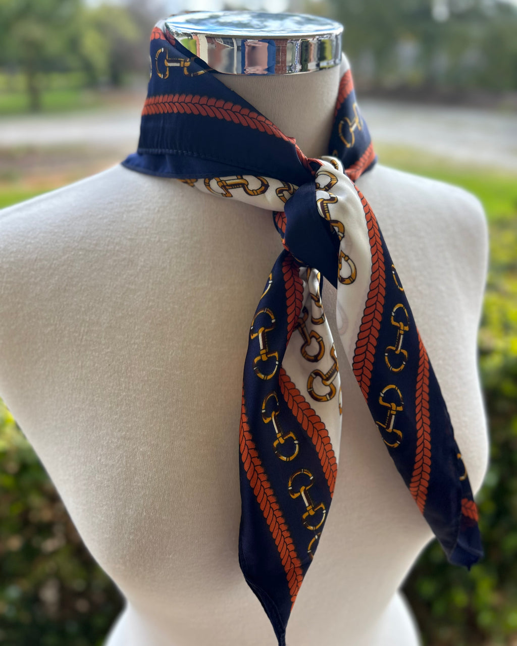 Satin Neck Scarf - Bits