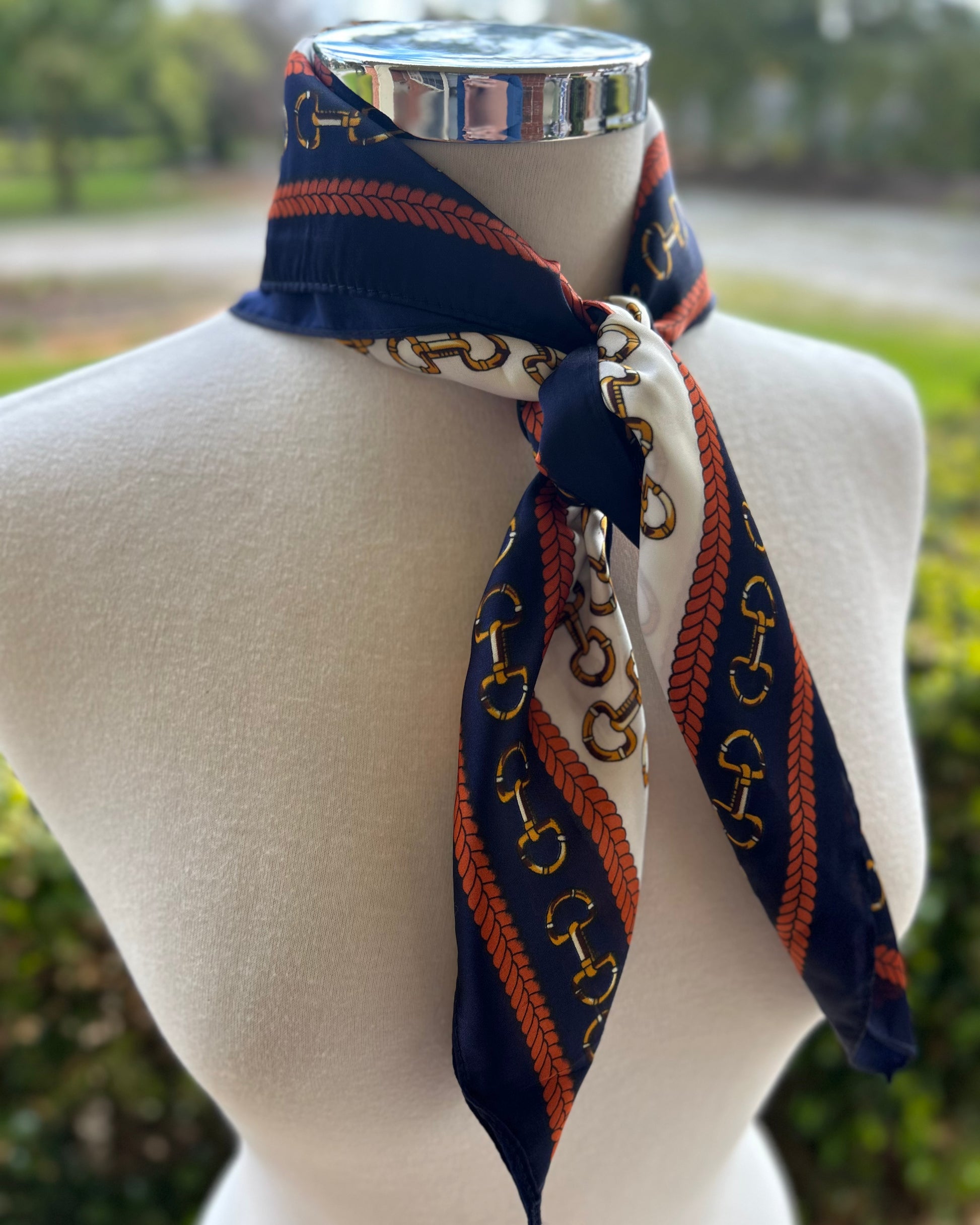 Satin Neck Scarf - Bits