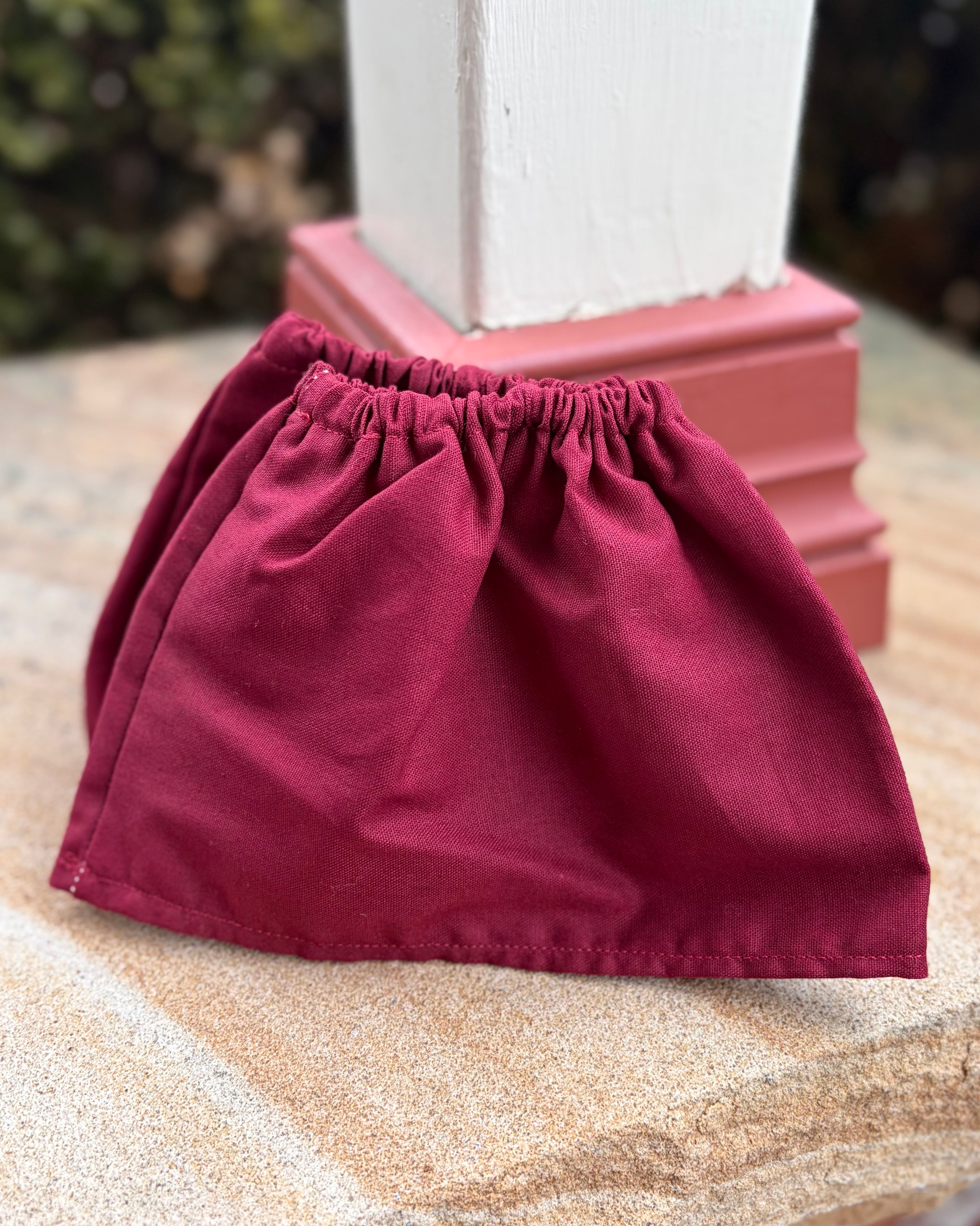 Sock Covers (Kids) - Maroon