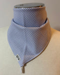 Cotton Neck Scarf - Mauve Gingham ￼￼