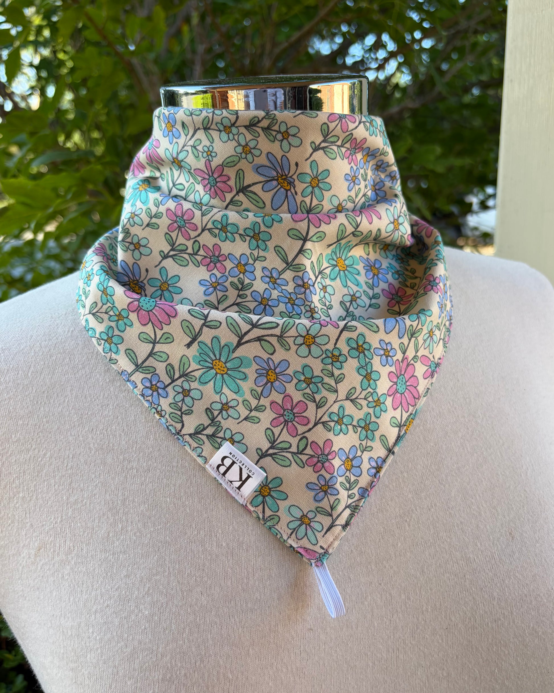 Cotton Neck Scarf - Yellow Daisies