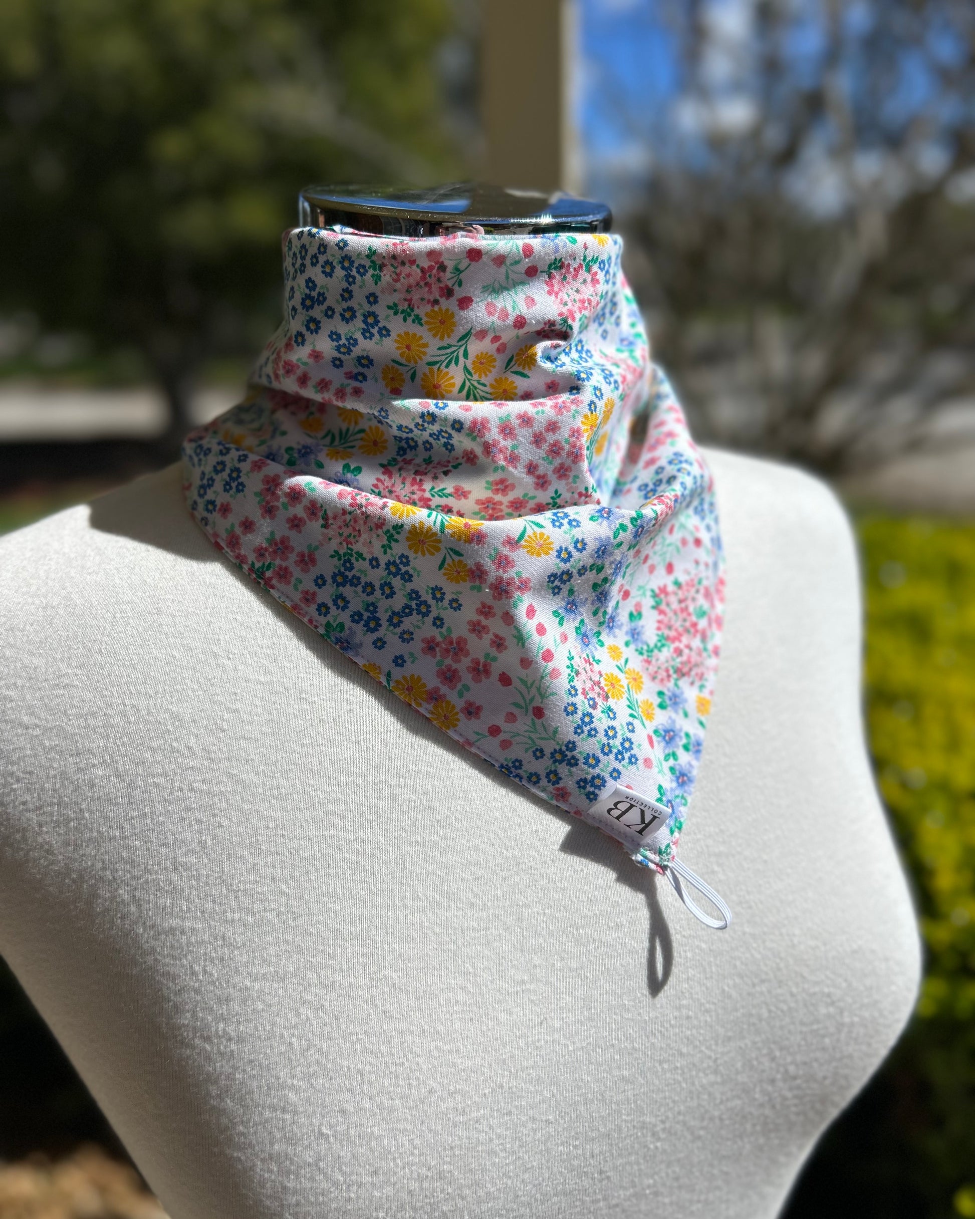 Cotton Neck Scarf - Cottage Garden