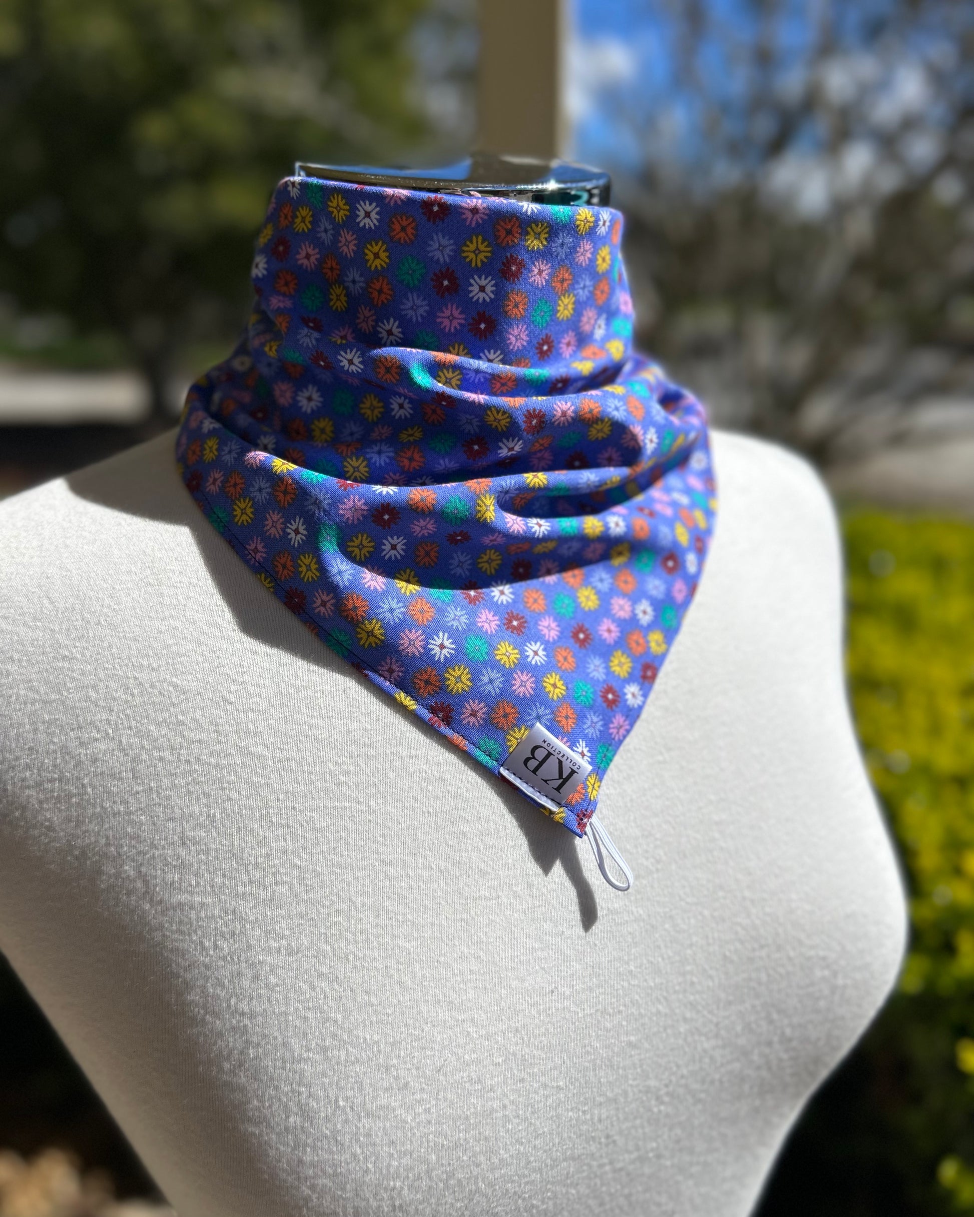 Cotton Neck Scarf - Multi Floral