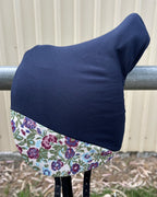 English Saddle Cover - Floral