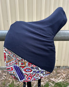 English Saddle Cover - Geometric