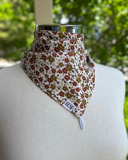 Cotton Neck Scarf - Autumn Daisies