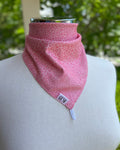 Cotton Neck Scarf - Pink Ripple