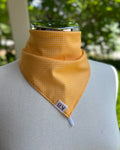Cotton Neck Scarf - Orange Dots