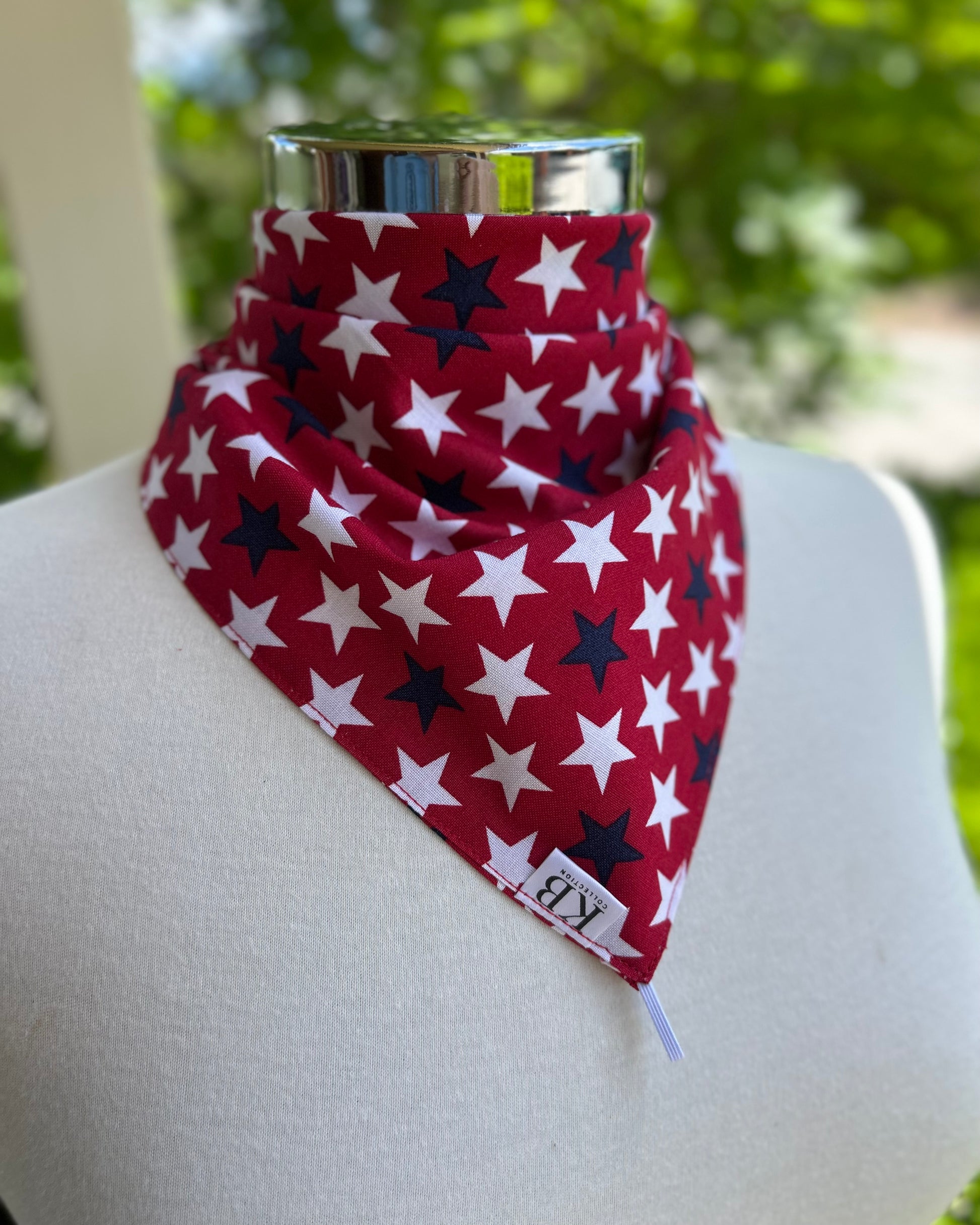 Cotton Neck Scarf - Stars