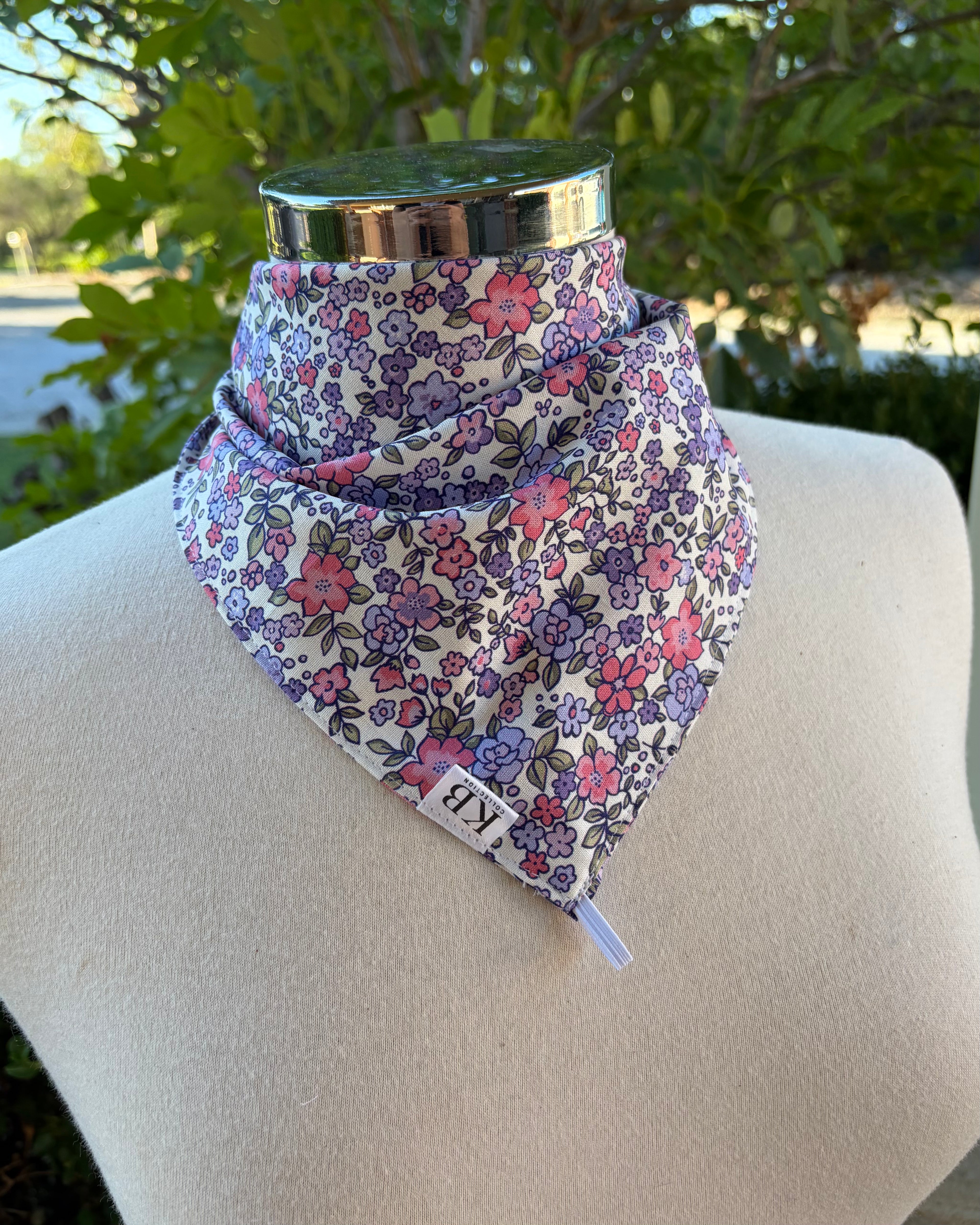 Cotton Neck Scarf - Pink n Purple