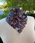 Cotton Neck Scarf - Navy n Pink