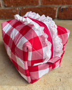 KB Cosmetic Bag - Red Gingham