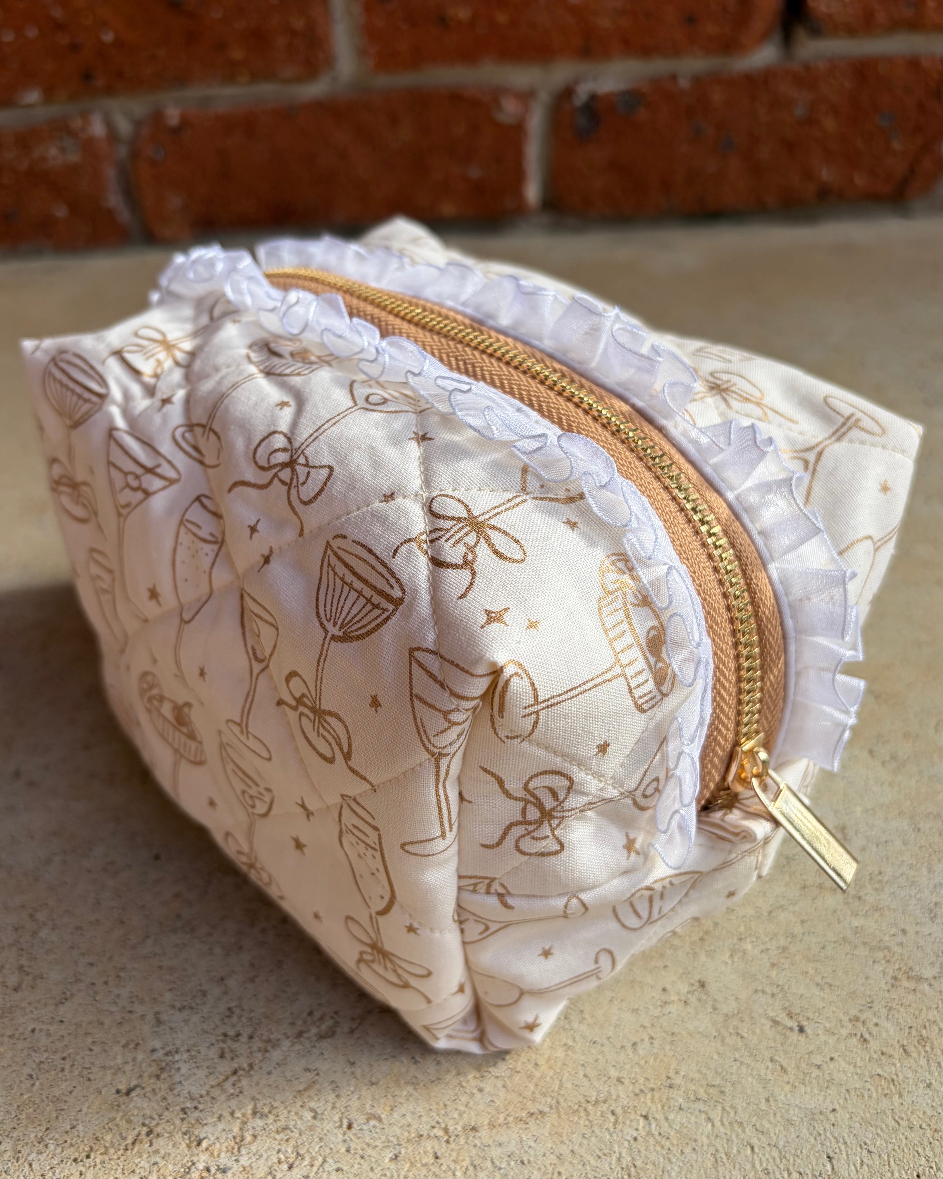 KB Cosmetic Bag - Champagne