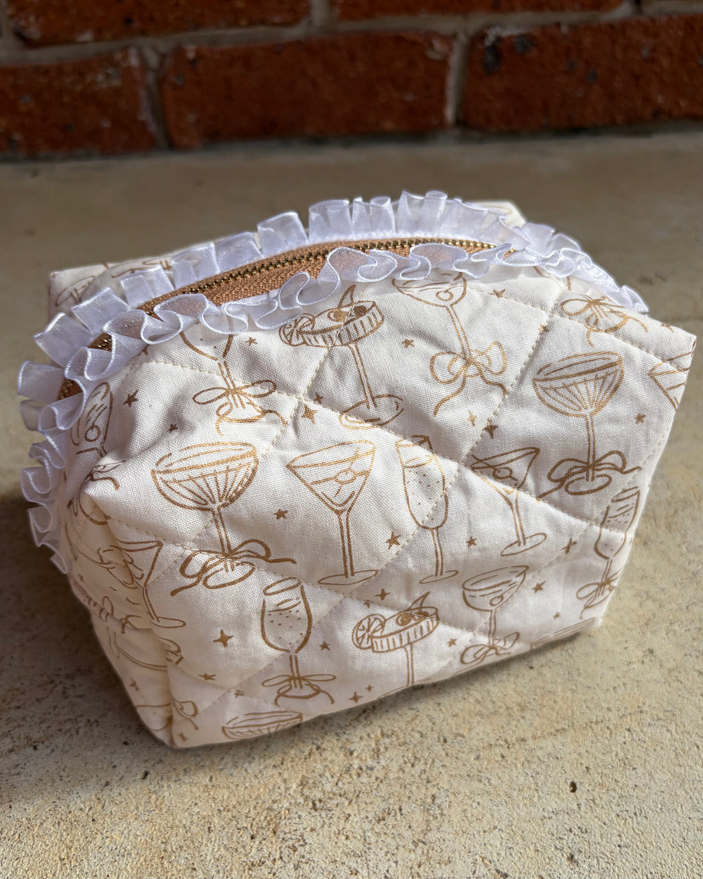 KB Cosmetic Bag - Champagne