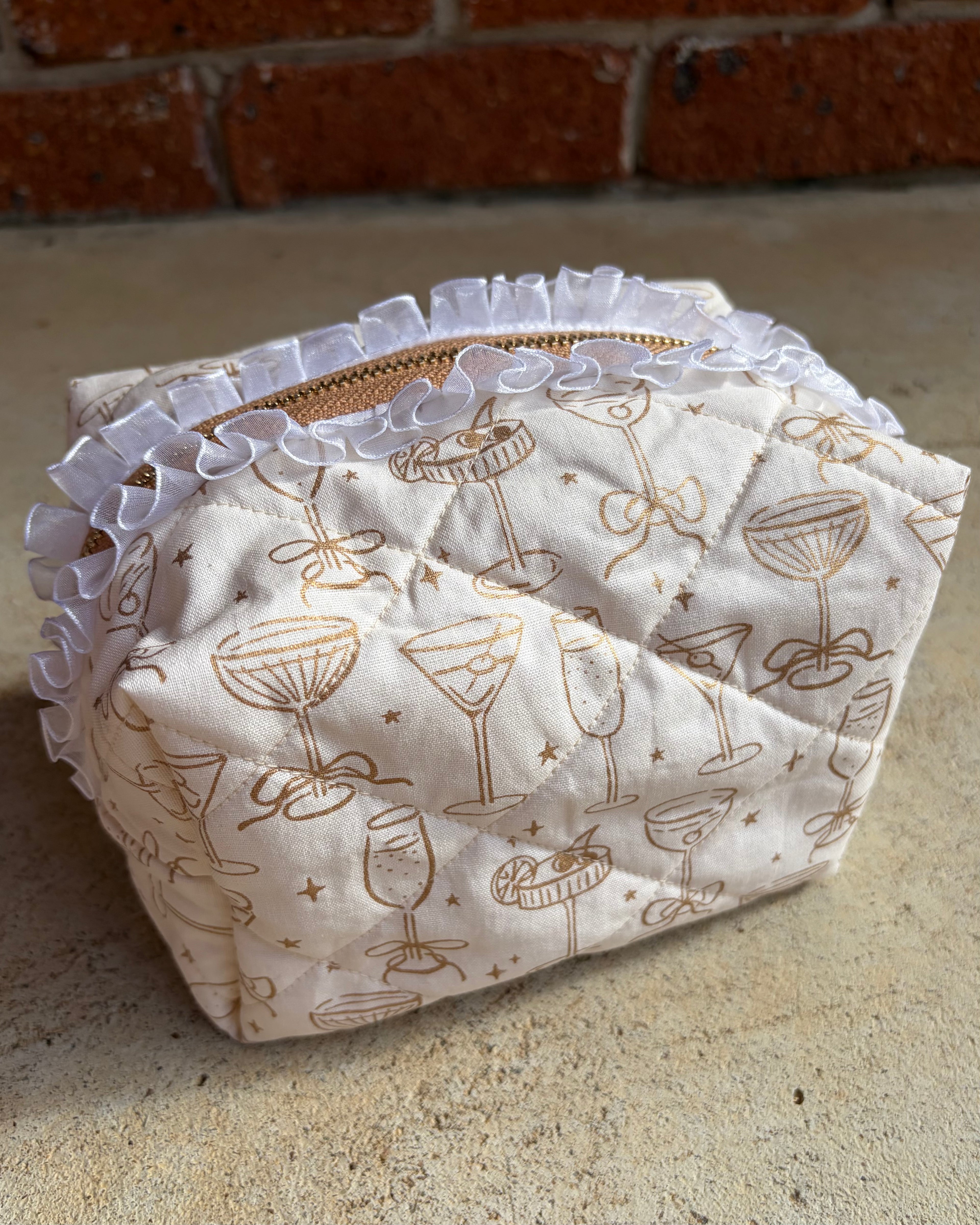 KB Cosmetic Bag - Champagne