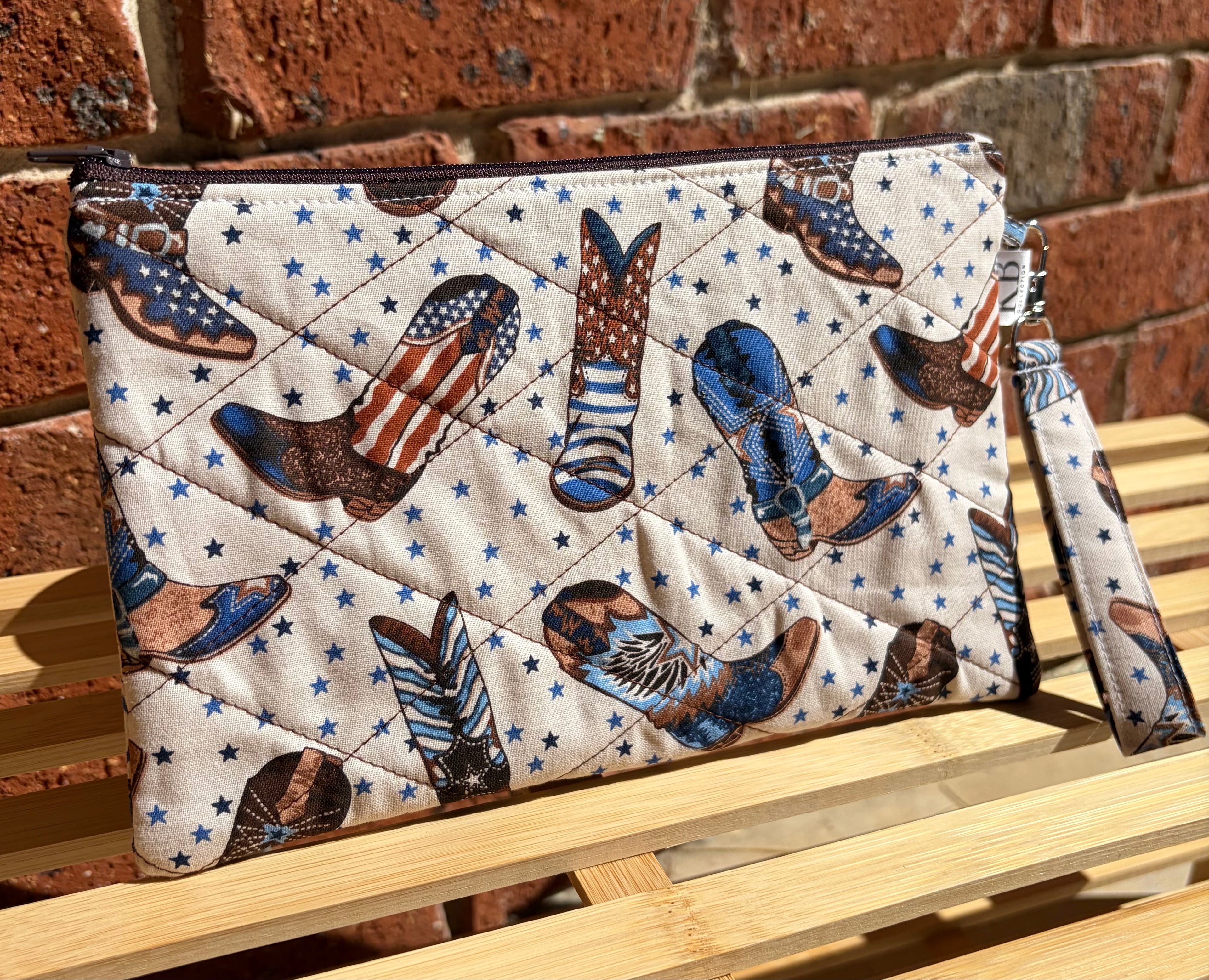 KB Quilted Purse - Boots