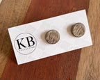 Cowhide Studs - (Bronze) Roan