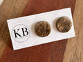 Cowhide Studs - (Bronze) Brindle