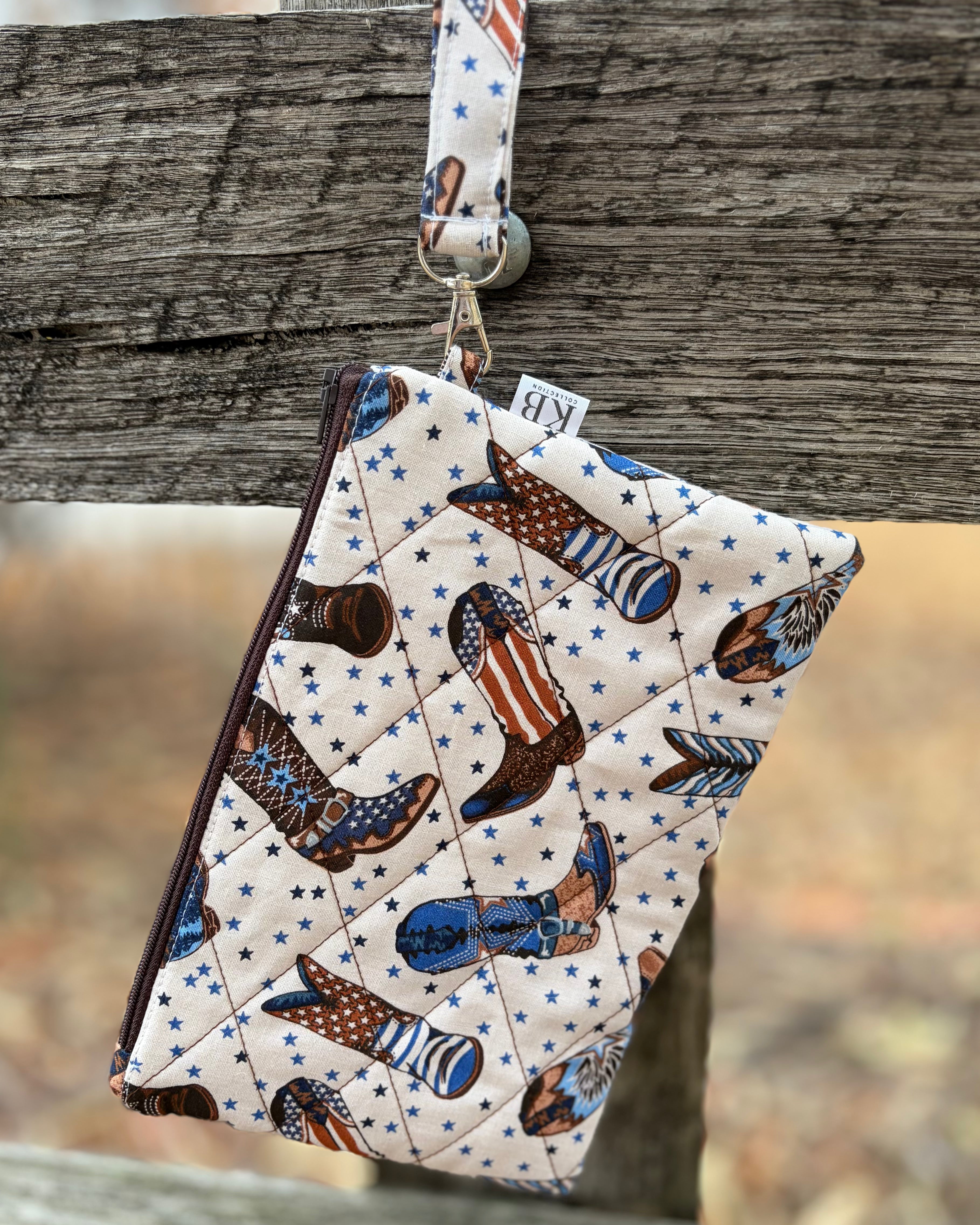 KB Quilted Purse - Boots