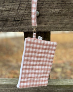 KB Quilted Purse - Blush Gingham