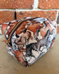 KB Cosmetic Bag - Horses
