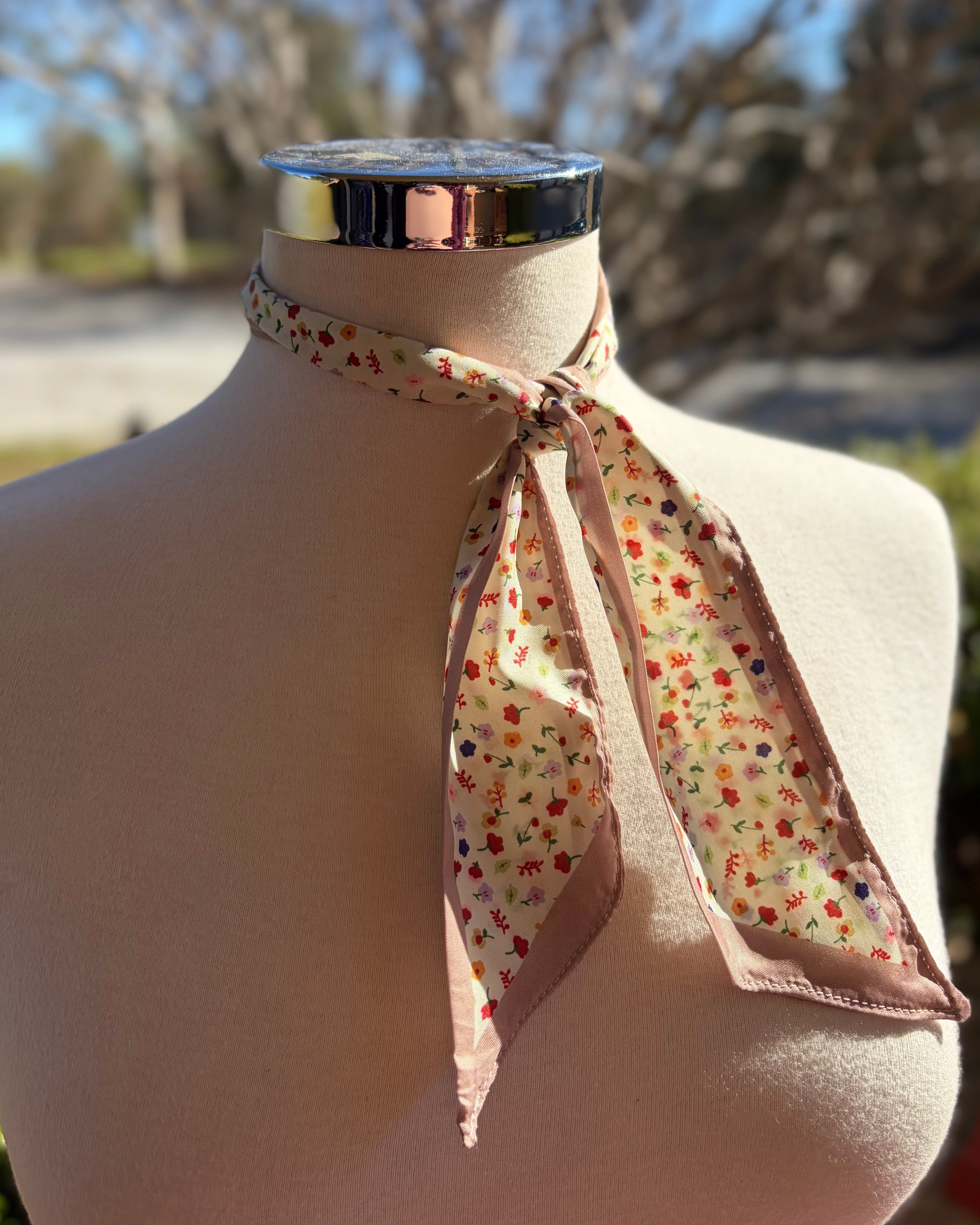 Satin Neck Tie - Floral